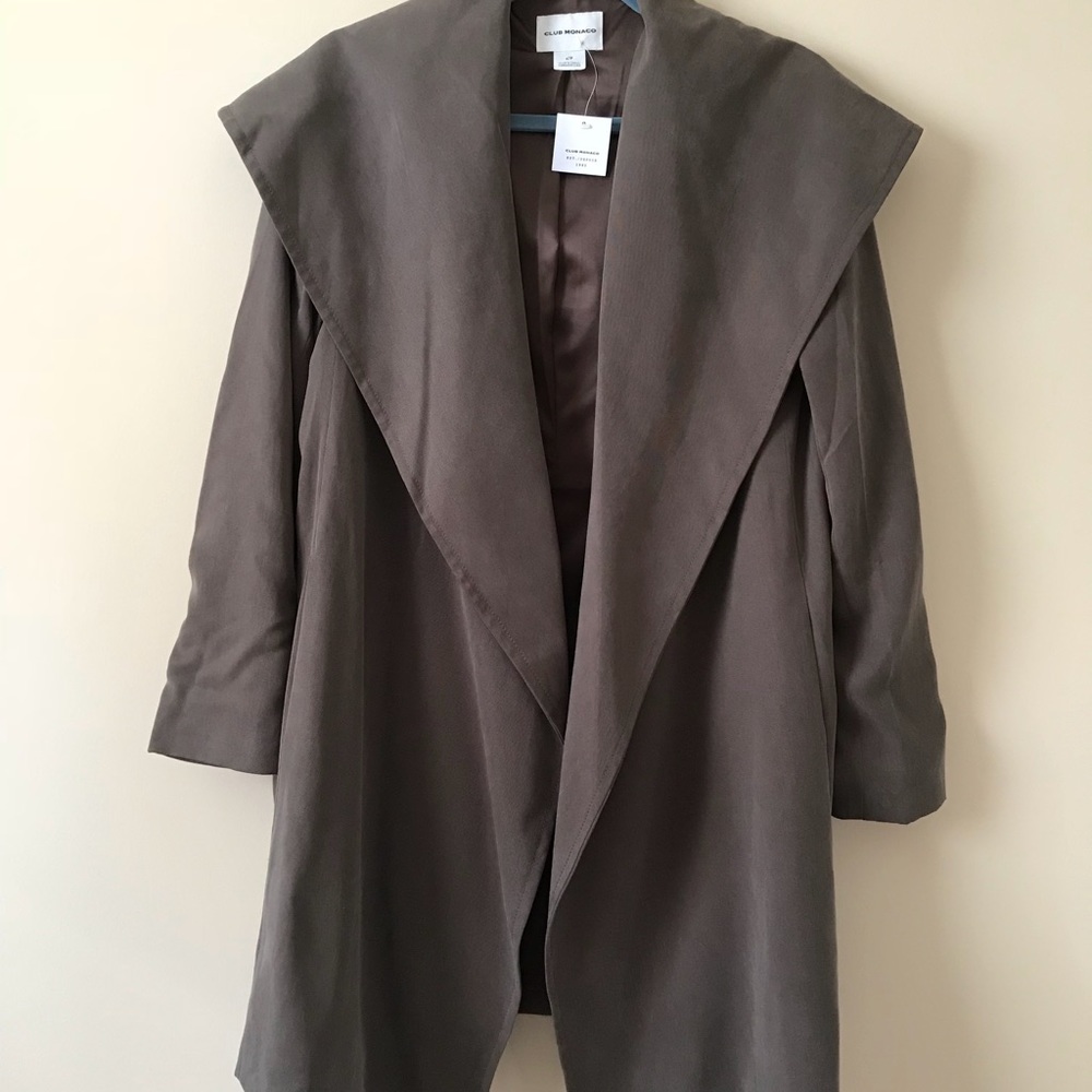 Club Monaco olive-color coat